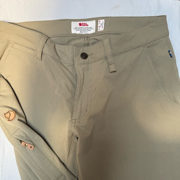 Fjällräven Tan Hiking Pants Women’s 29, Tan– Outdoor Pants - Picture 5 of 9